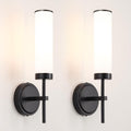 Black Glass Dual Wall Sconces