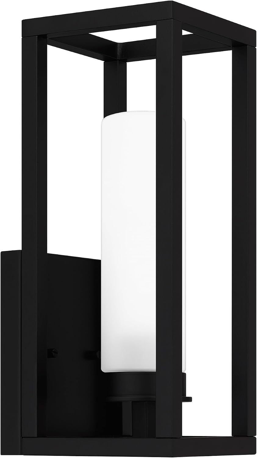 Black Single Outdoor Wall Lamp