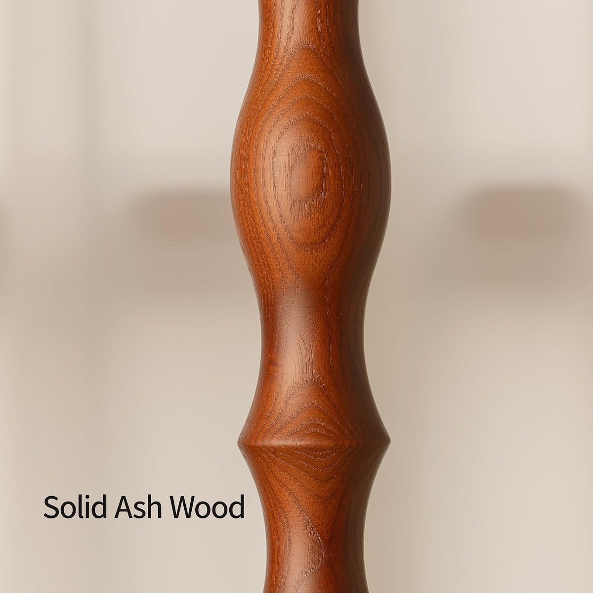Ash Wood Mid Century Floor Lamp