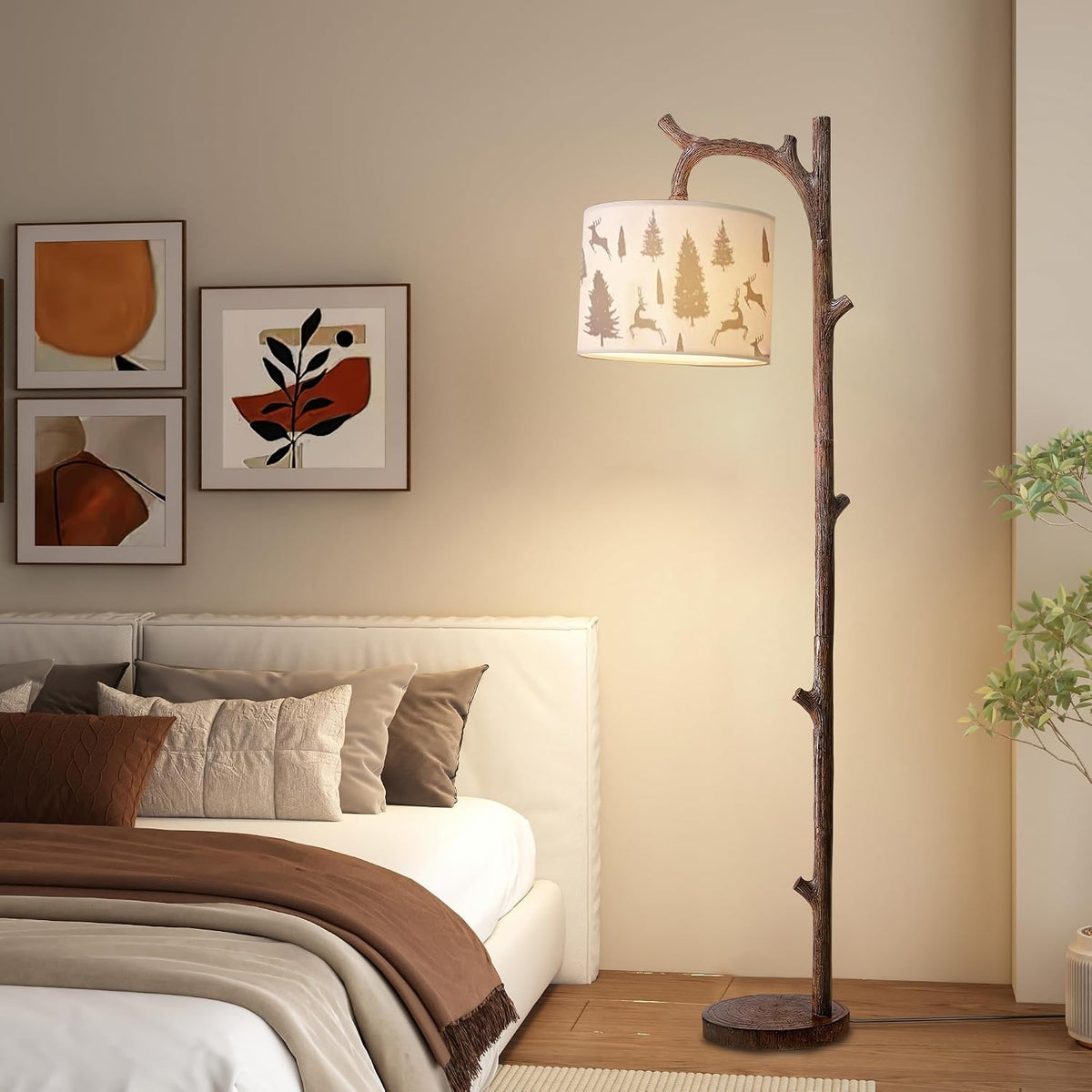 Rustic Farmhouse Floor Lamp