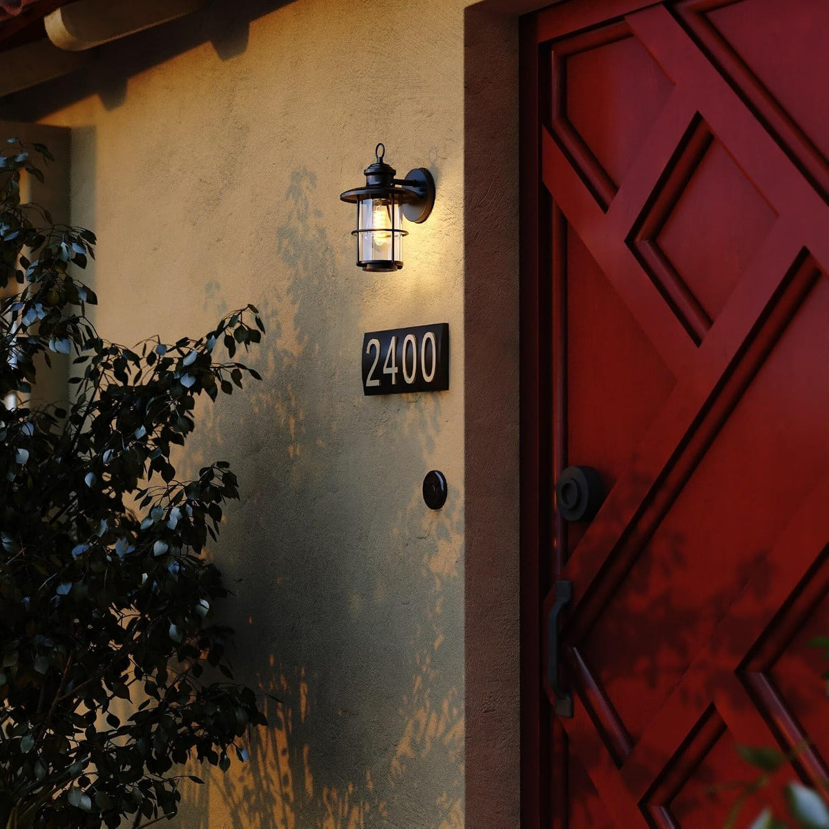 Black Coastal Outdoor Lantern