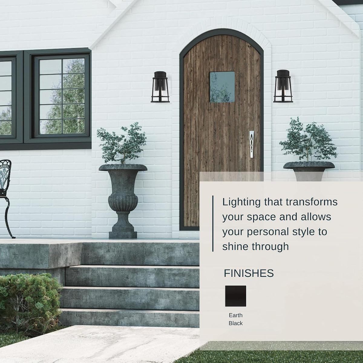 Black Coastal Outdoor Lantern