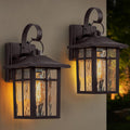 Bronze Dusk Dawn Wall Lights