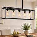 Five Light Linear Pendant Lamp