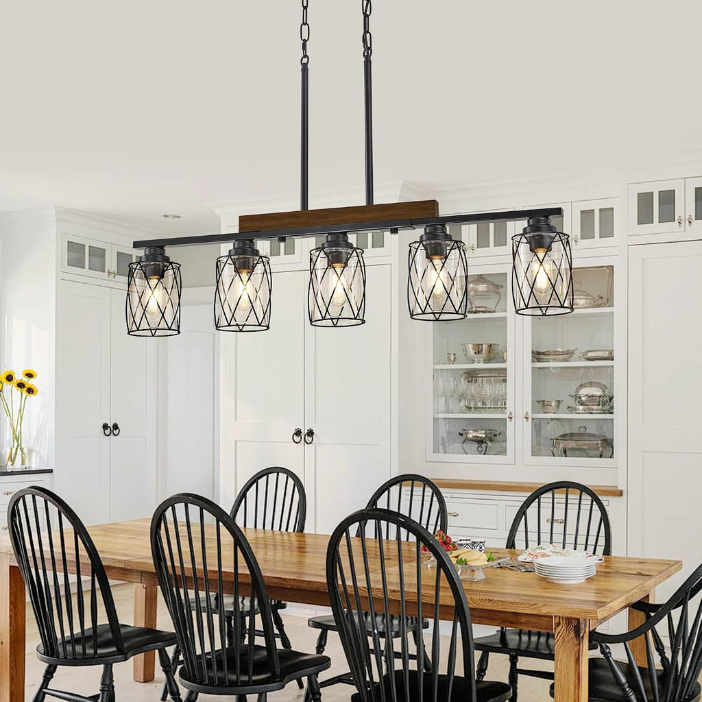 Farmhouse Linear Pendant Lamp